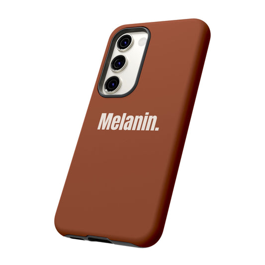 Melanin text phone case | Tough Case