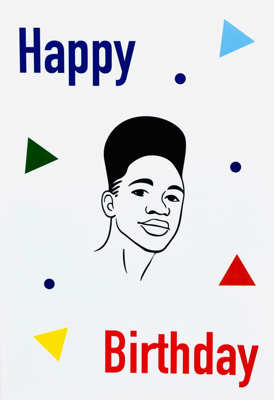 Happy Birthday Card - Retro teenager