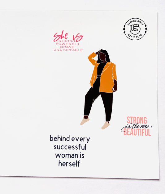 Greeting Card - Strong Woman