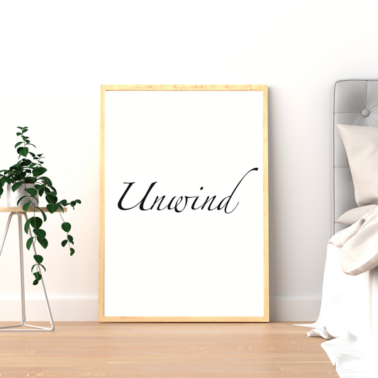 Wall print - Unwind