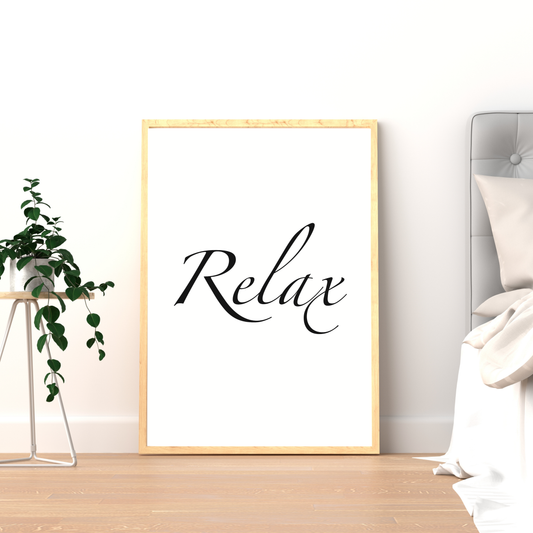 Wall print - Relax