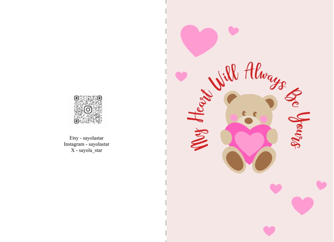 Love Card - My Heart Will Always Be Yours