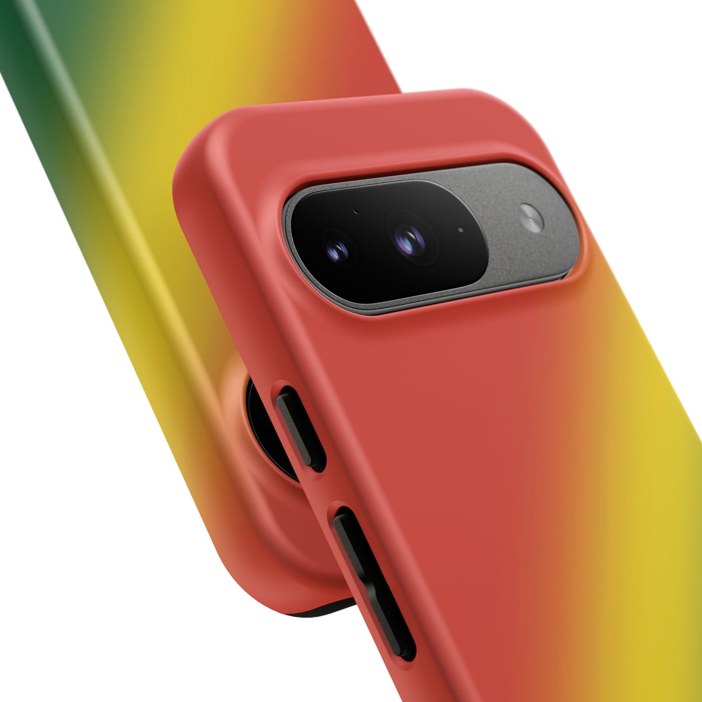 Gradient Tough Phone Case in Rastafarian colours