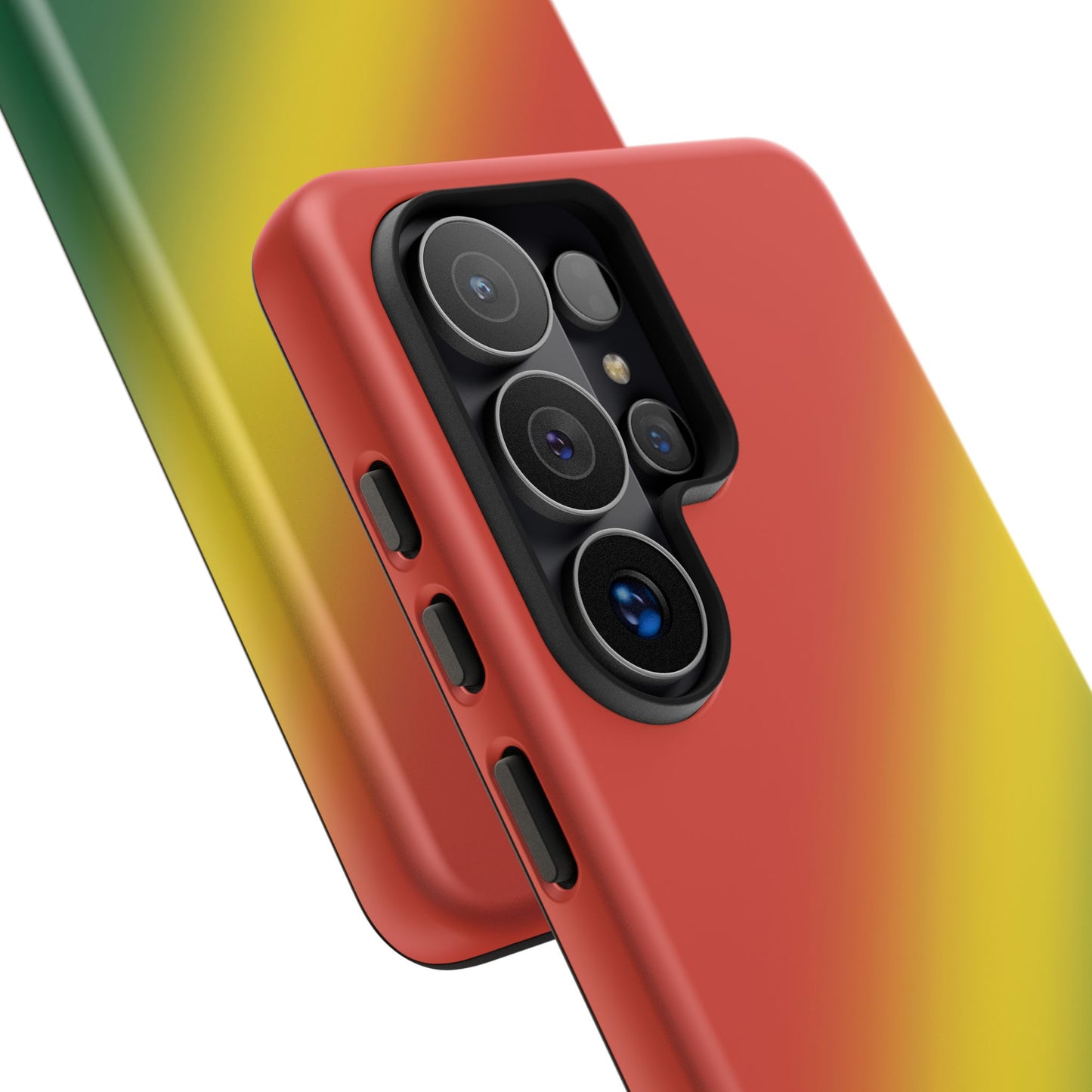 Gradient Tough Phone Case in Rastafarian colours