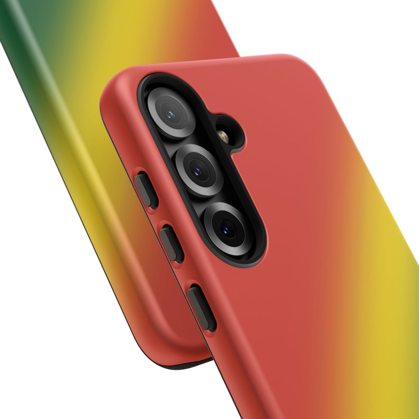 Gradient Tough Phone Case in Rastafarian colours