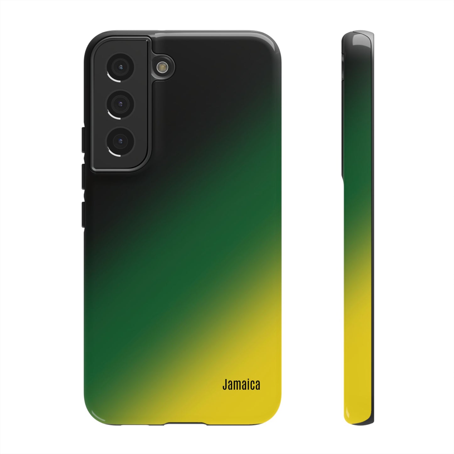 Gradient Tough Phone Case - Jamaican Flag Colours