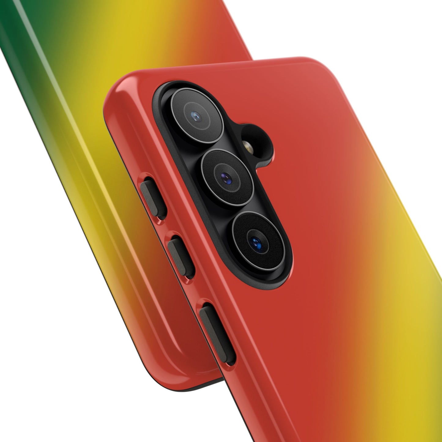 Gradient Tough Phone Case in Rastafarian colours