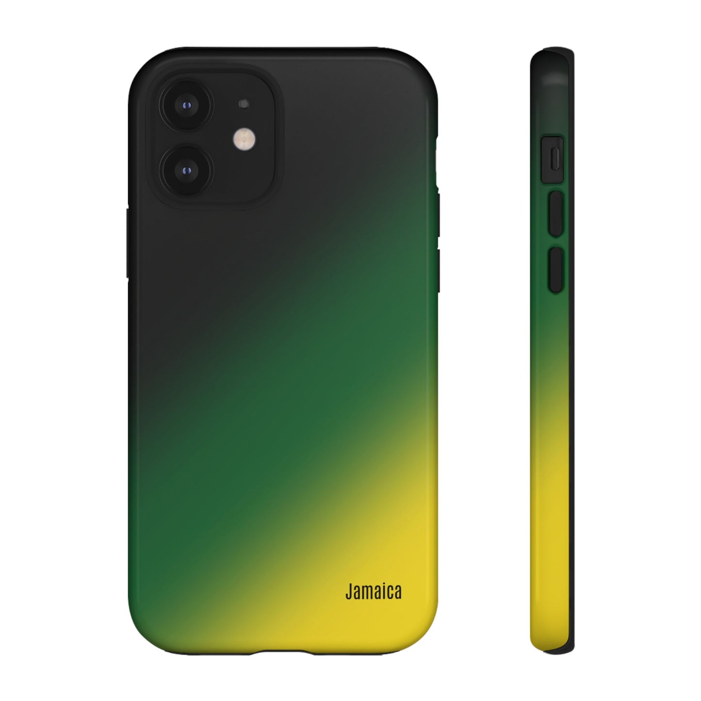 Gradient Tough Phone Case - Jamaican Flag Colours