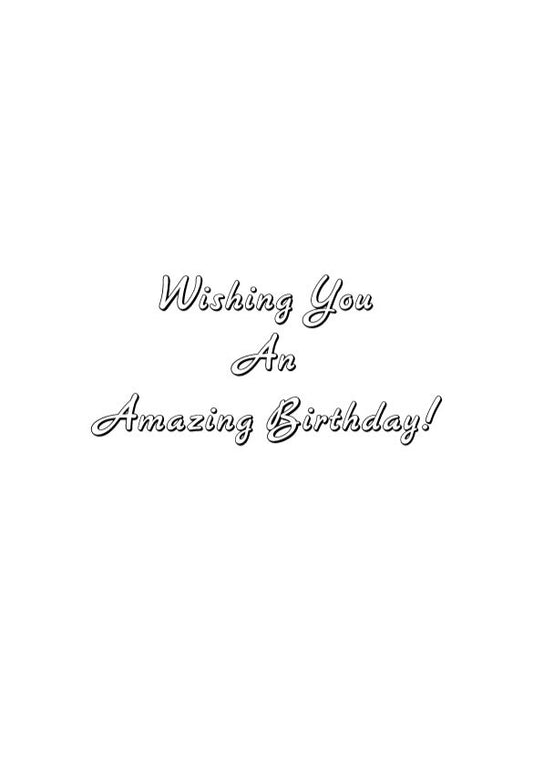 Happy Birthday Card - Man with locs