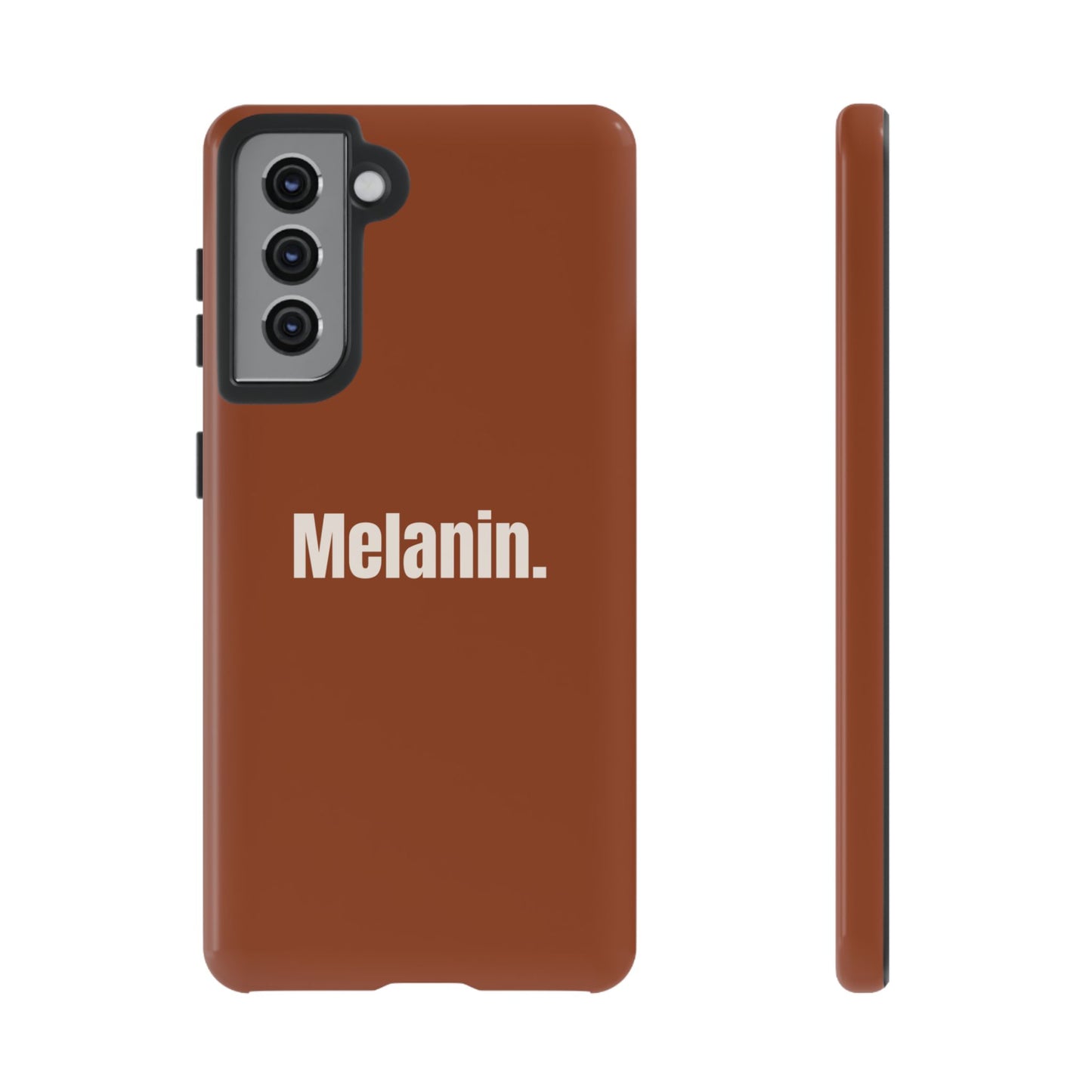 Melanin text phone case | Tough Case