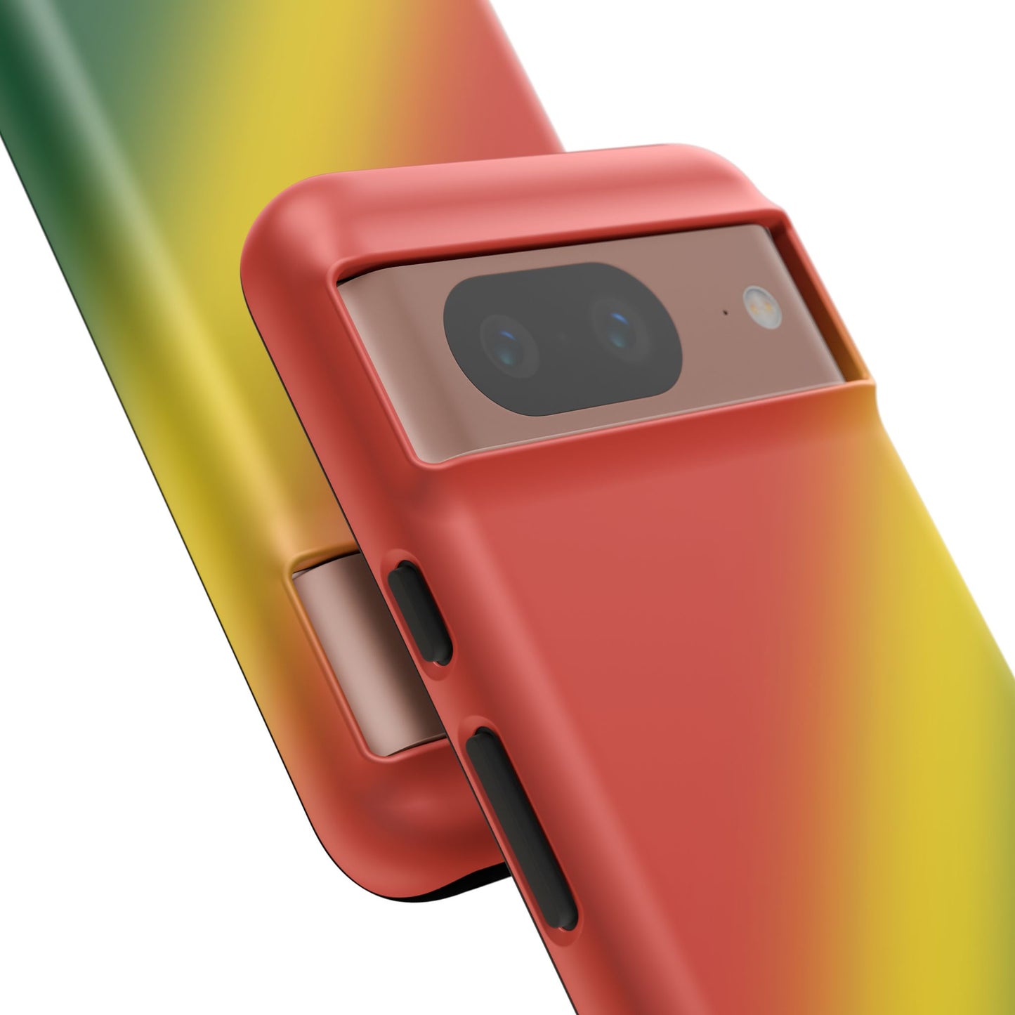 Gradient Tough Phone Case in Rastafarian colours