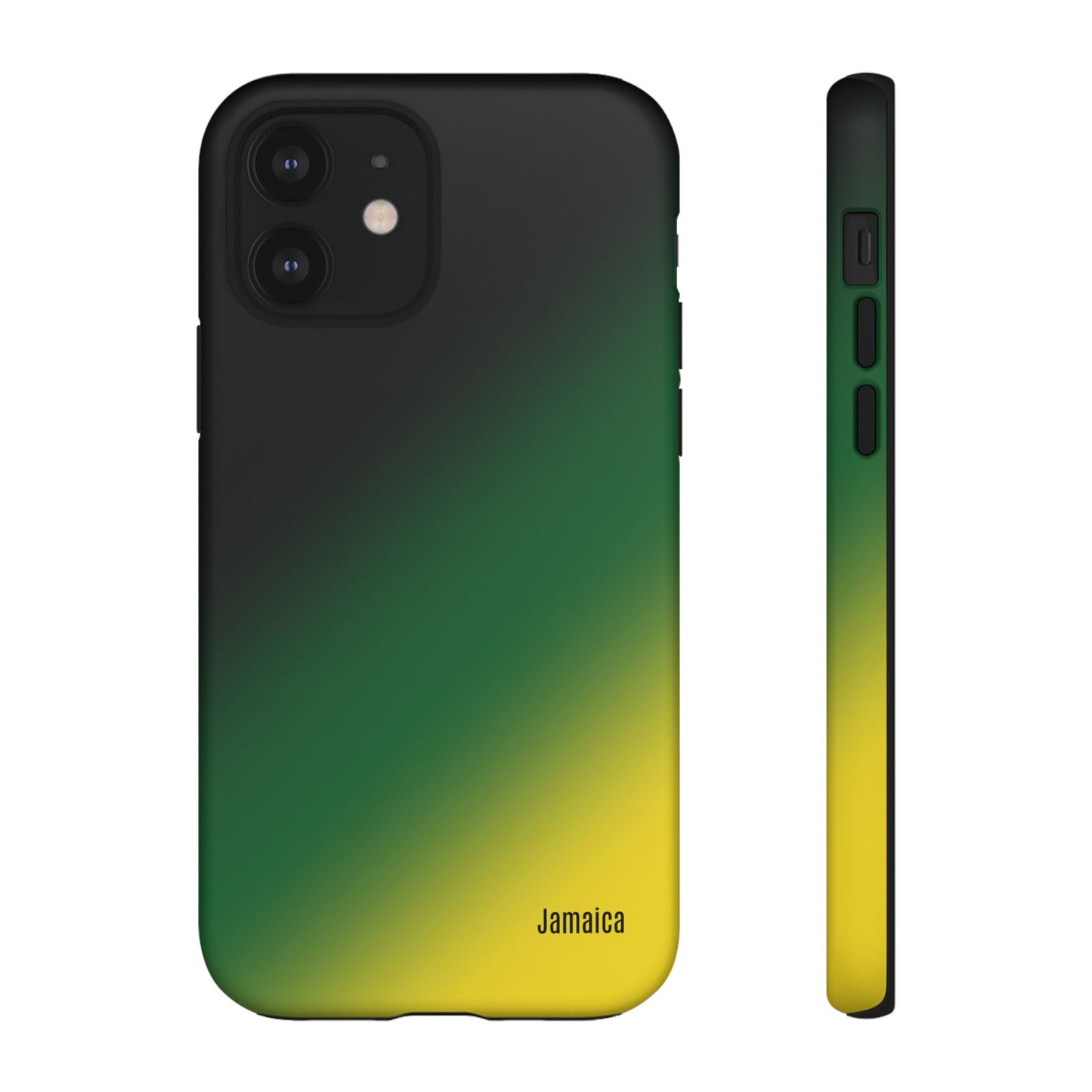 Gradient Tough Phone Case - Jamaican Flag Colours