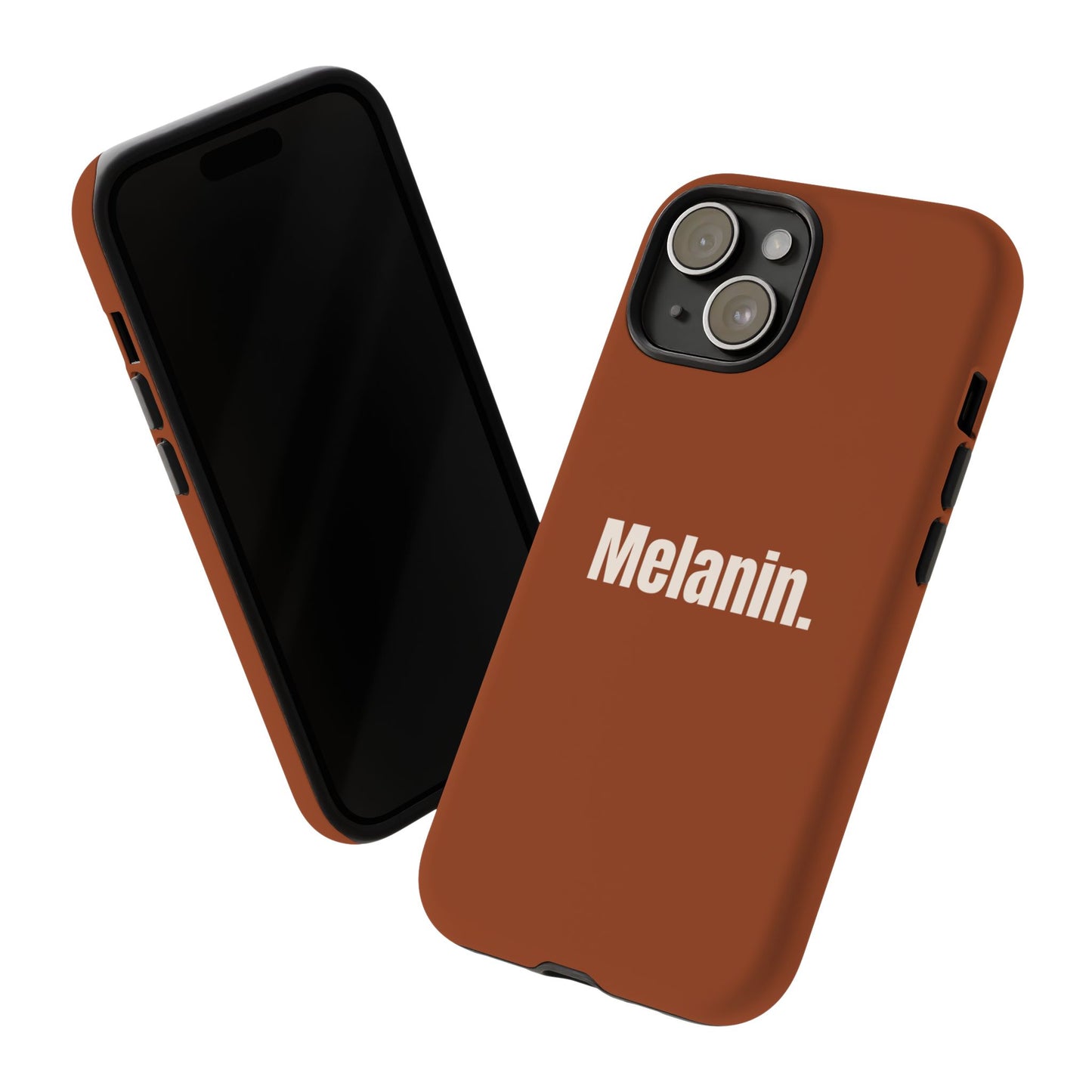Melanin text phone case | Tough Case
