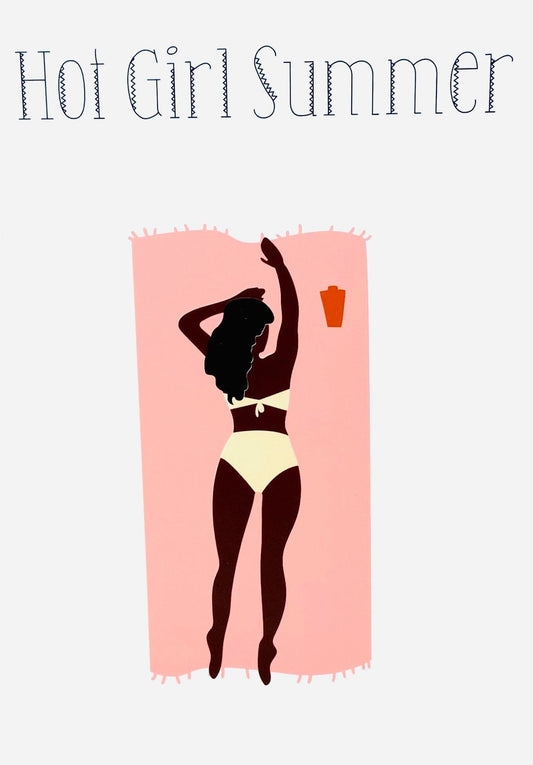 Greeting Card - Hot girl summer