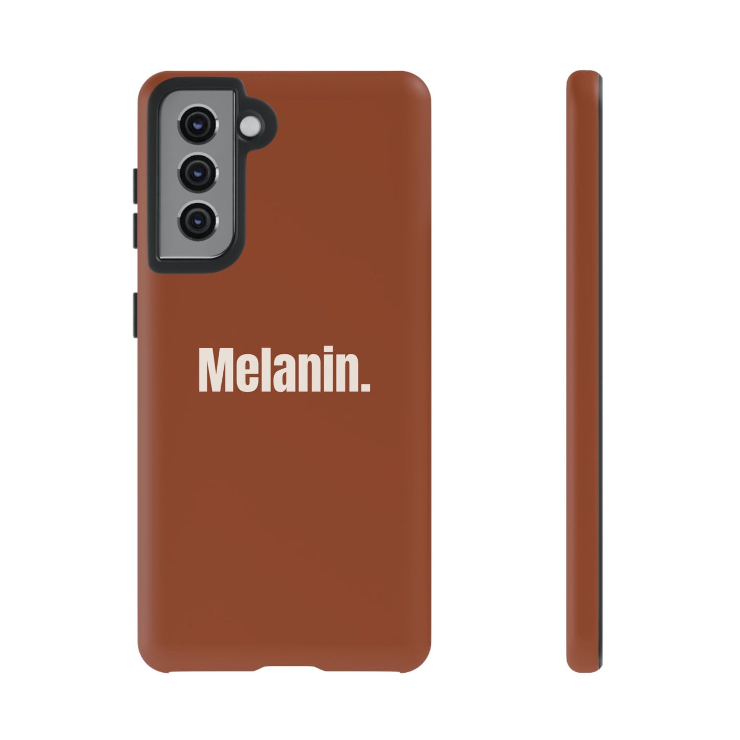Melanin text phone case | Tough Case