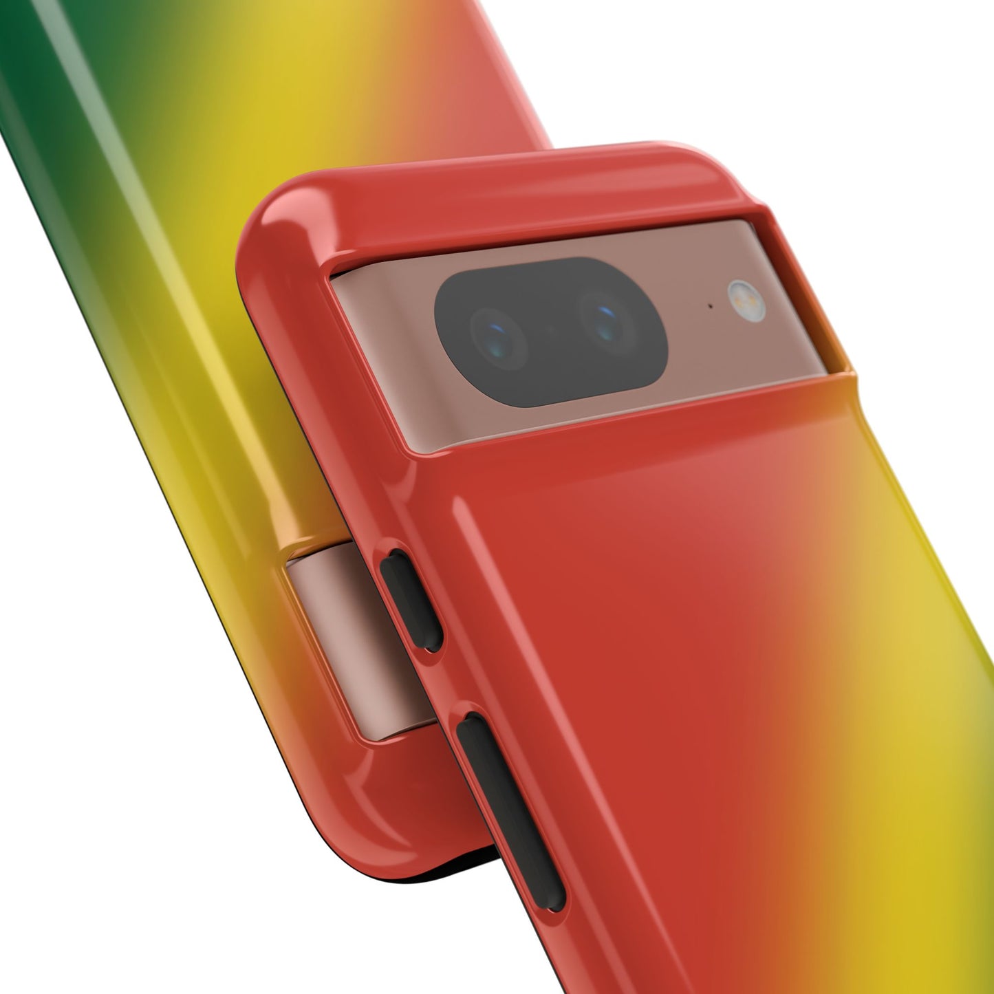 Gradient Tough Phone Case in Rastafarian colours