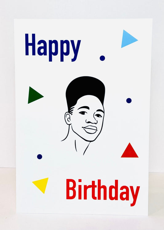Happy Birthday Card - Retro teenager