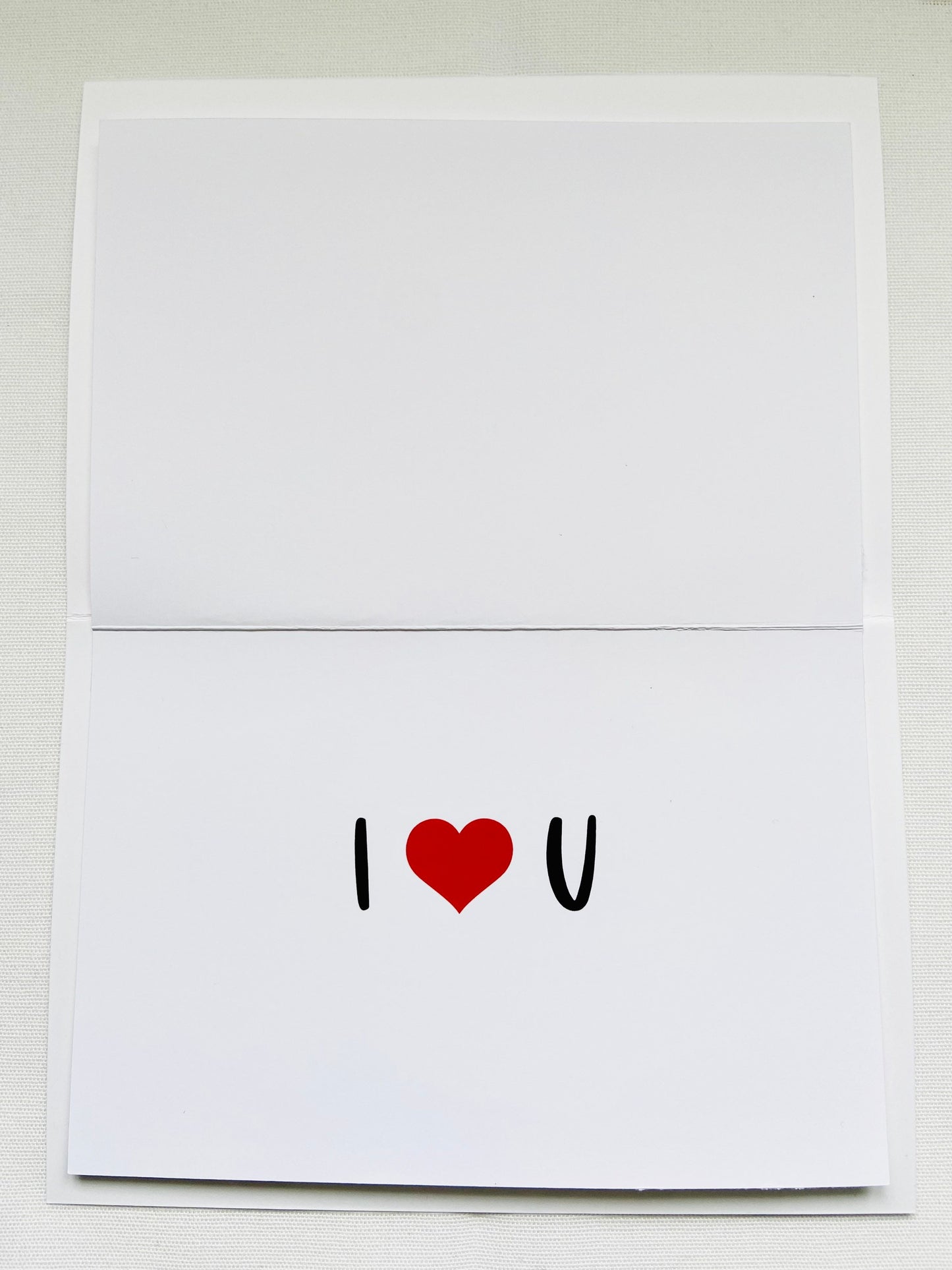 Father’s Day Card - I ❤️ U DAD, Happy Father's Day