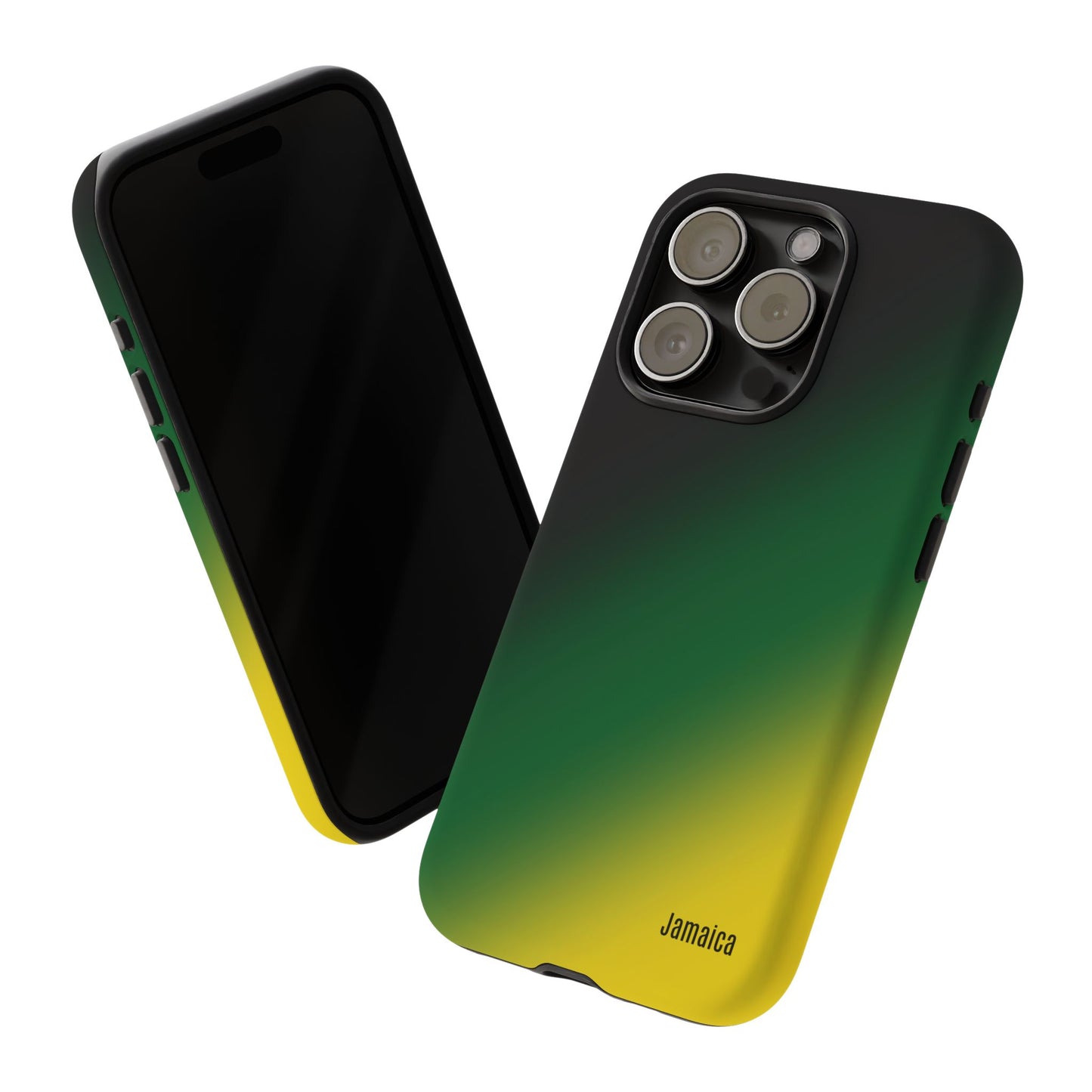 Gradient Tough Phone Case - Jamaican Flag Colours