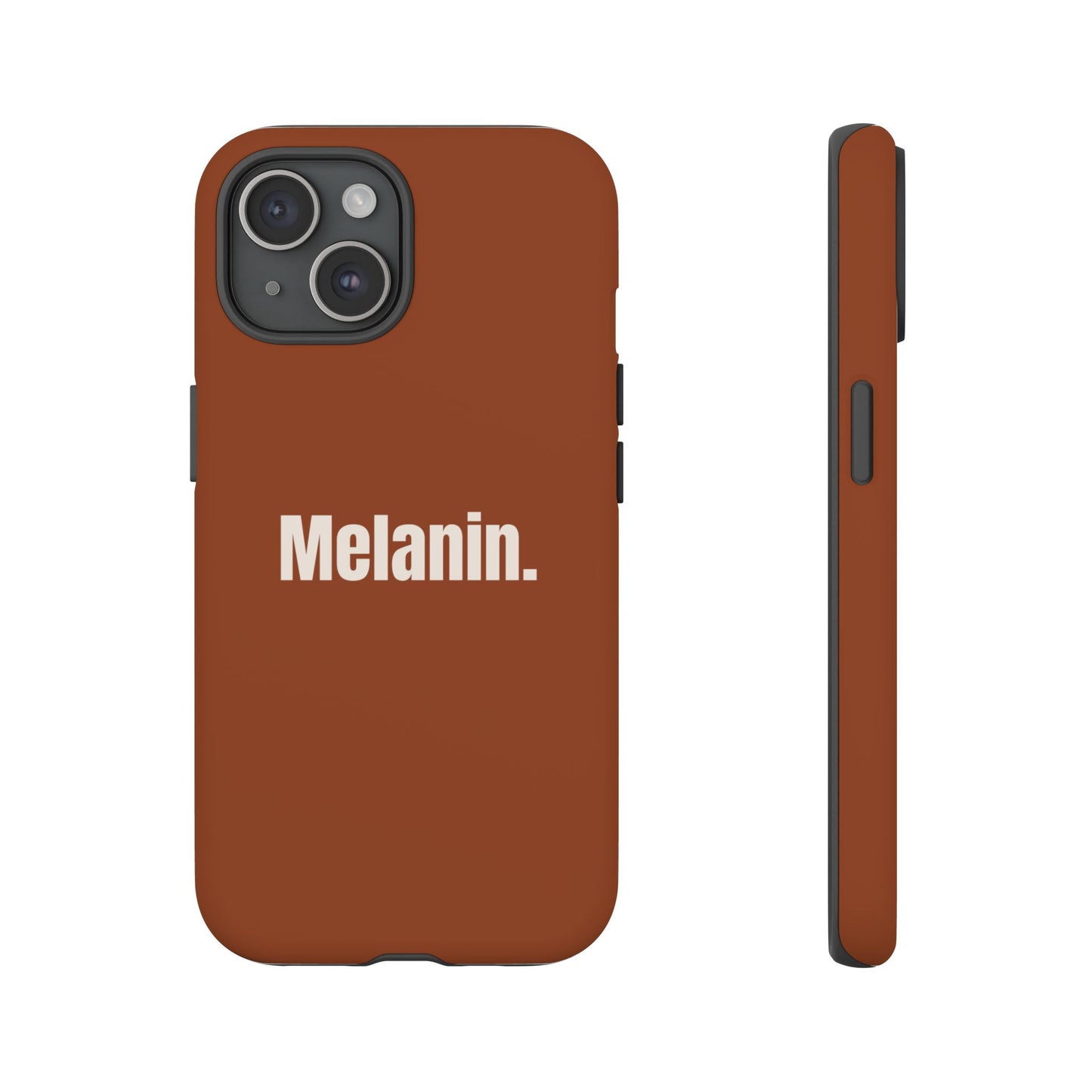 Melanin text phone case | Tough Case