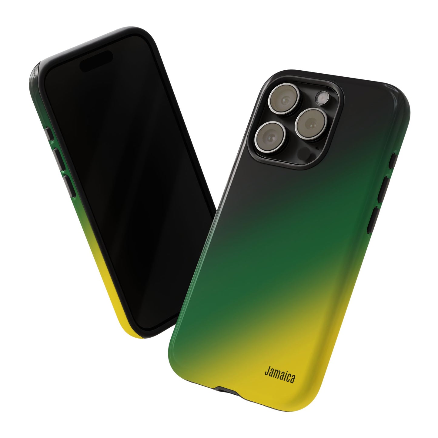 Gradient Tough Phone Case - Jamaican Flag Colours