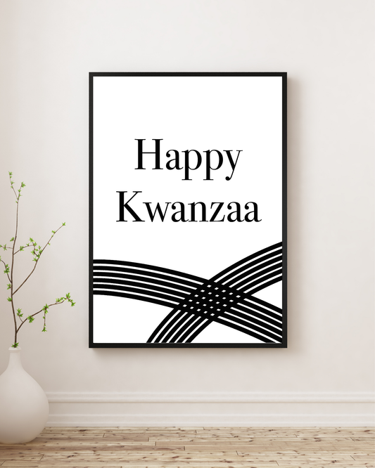 Happy Kwanzaa Wall Print