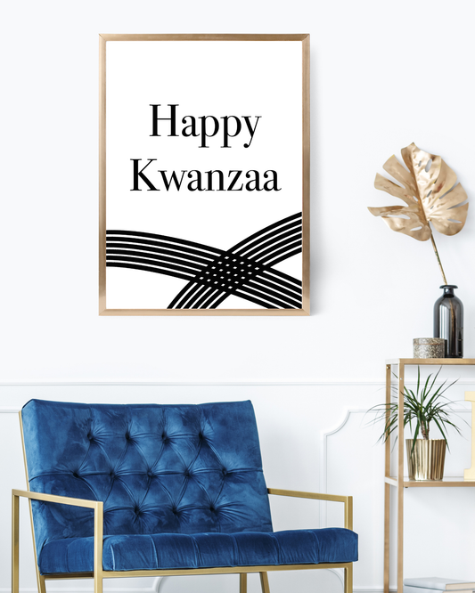 Happy Kwanzaa Wall Print