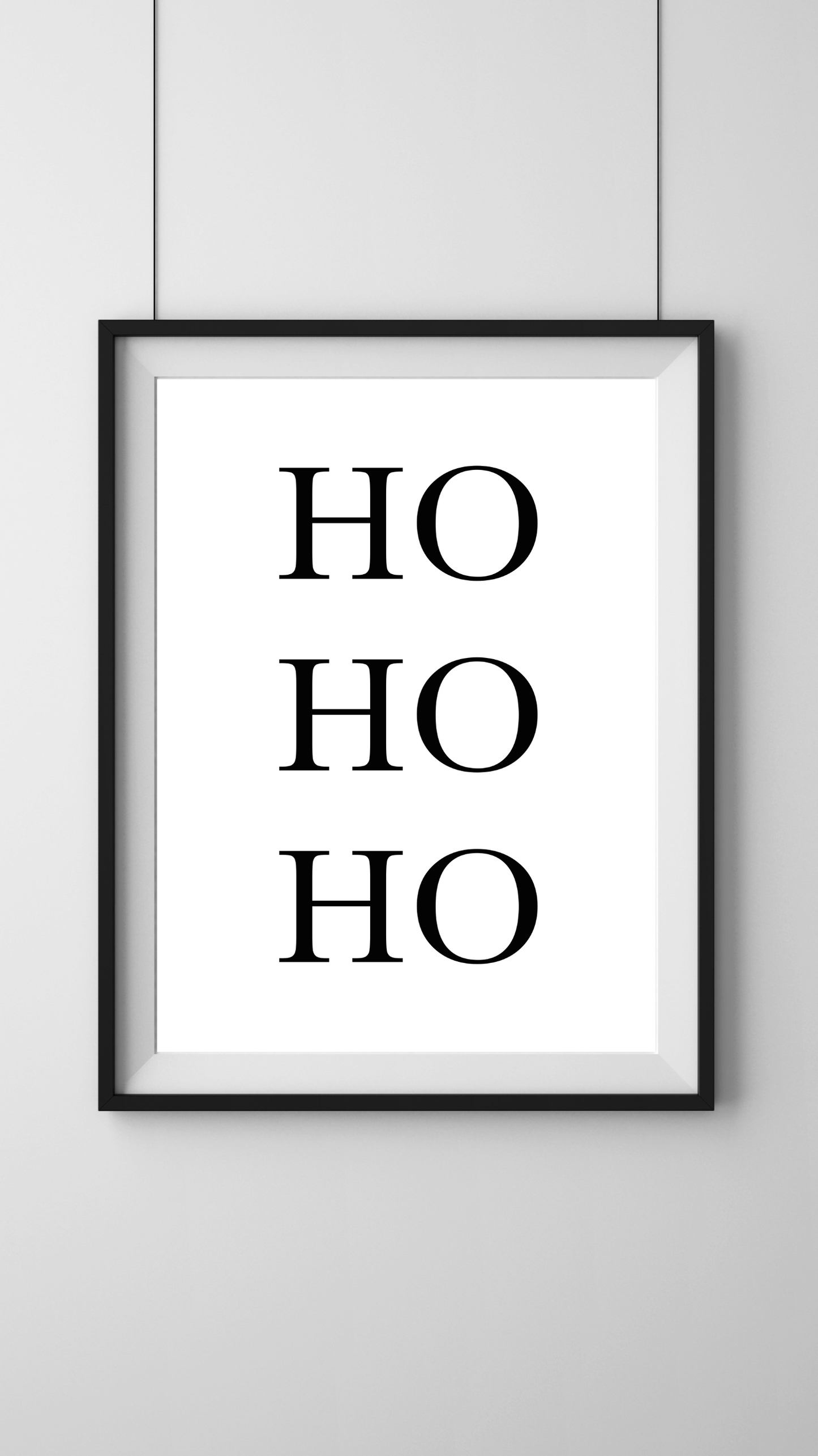 HO HO HO Wall Print