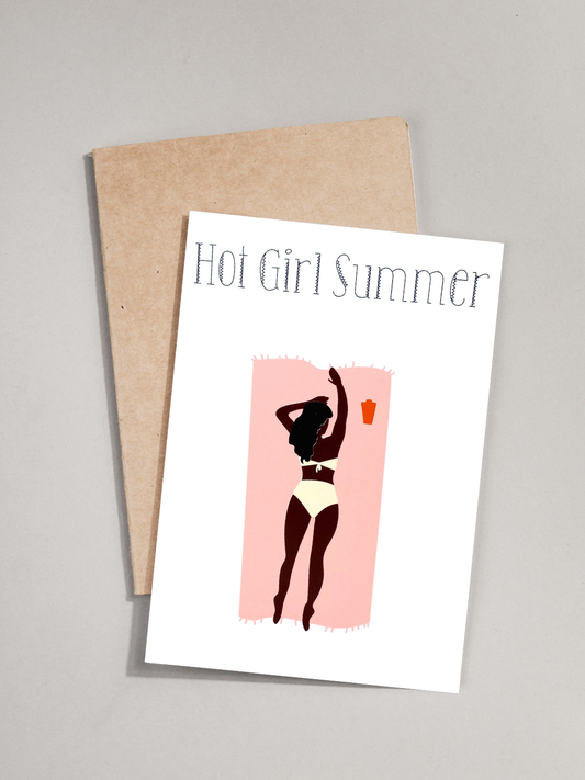 Greeting Card - Hot girl summer