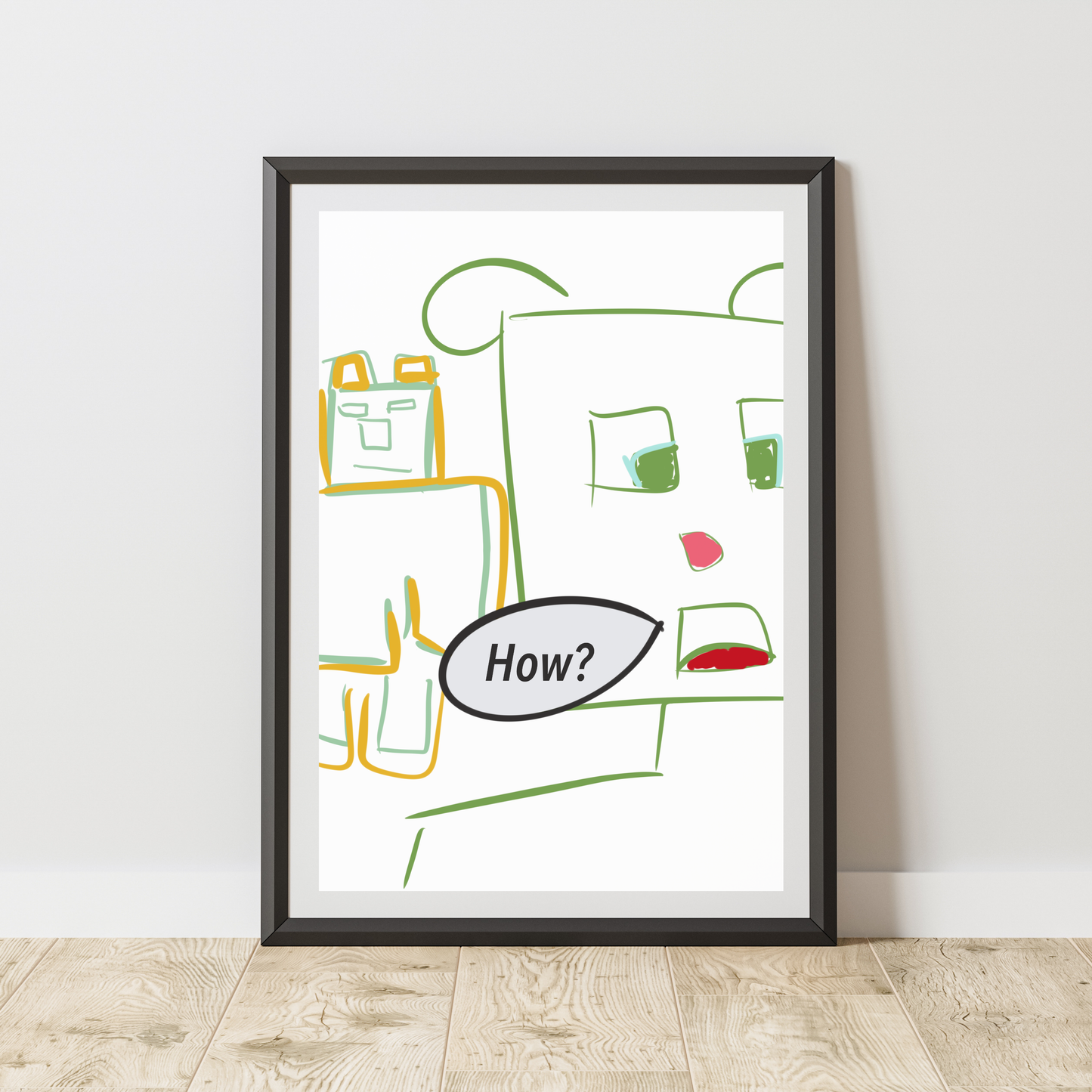 Art Print - How?