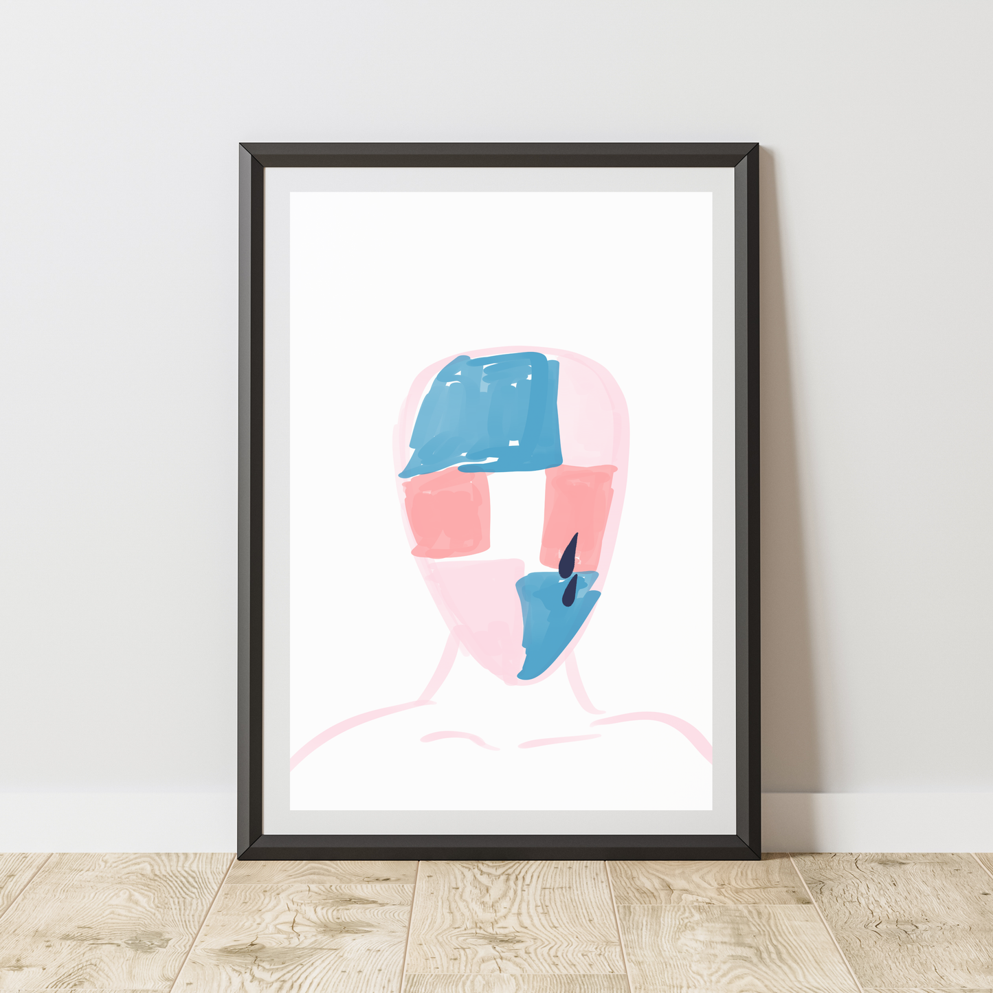 Art Print - Longing (Abstract Portrait)