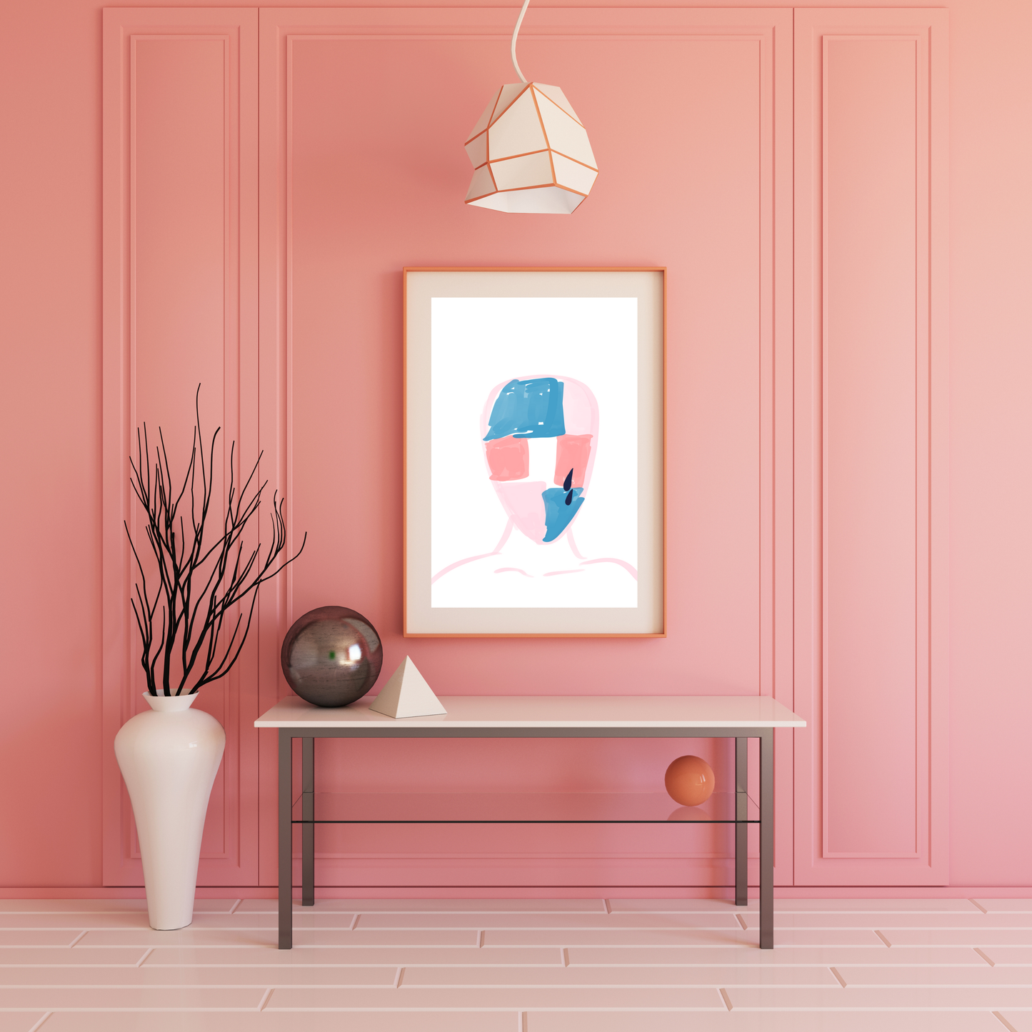 Art Print - Longing (Abstract Portrait)