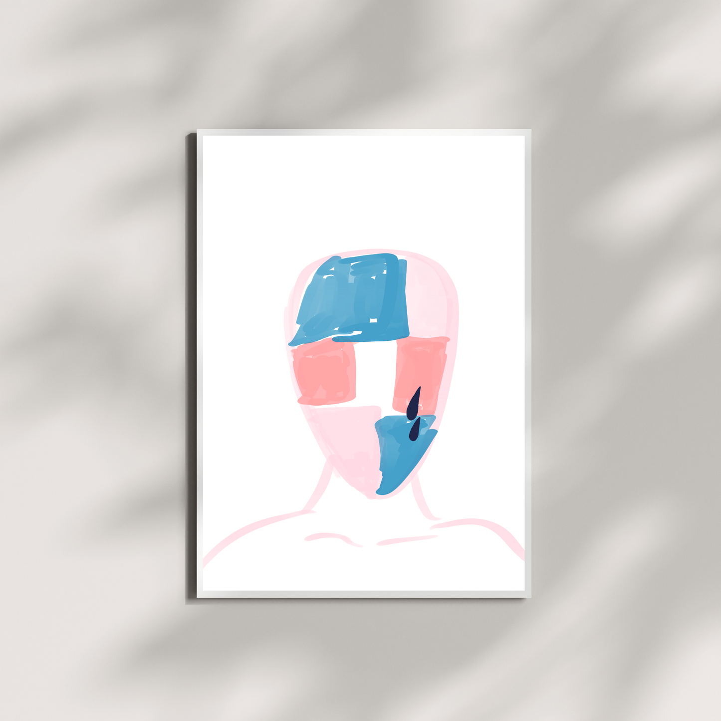 Art Print - Longing (Abstract Portrait)