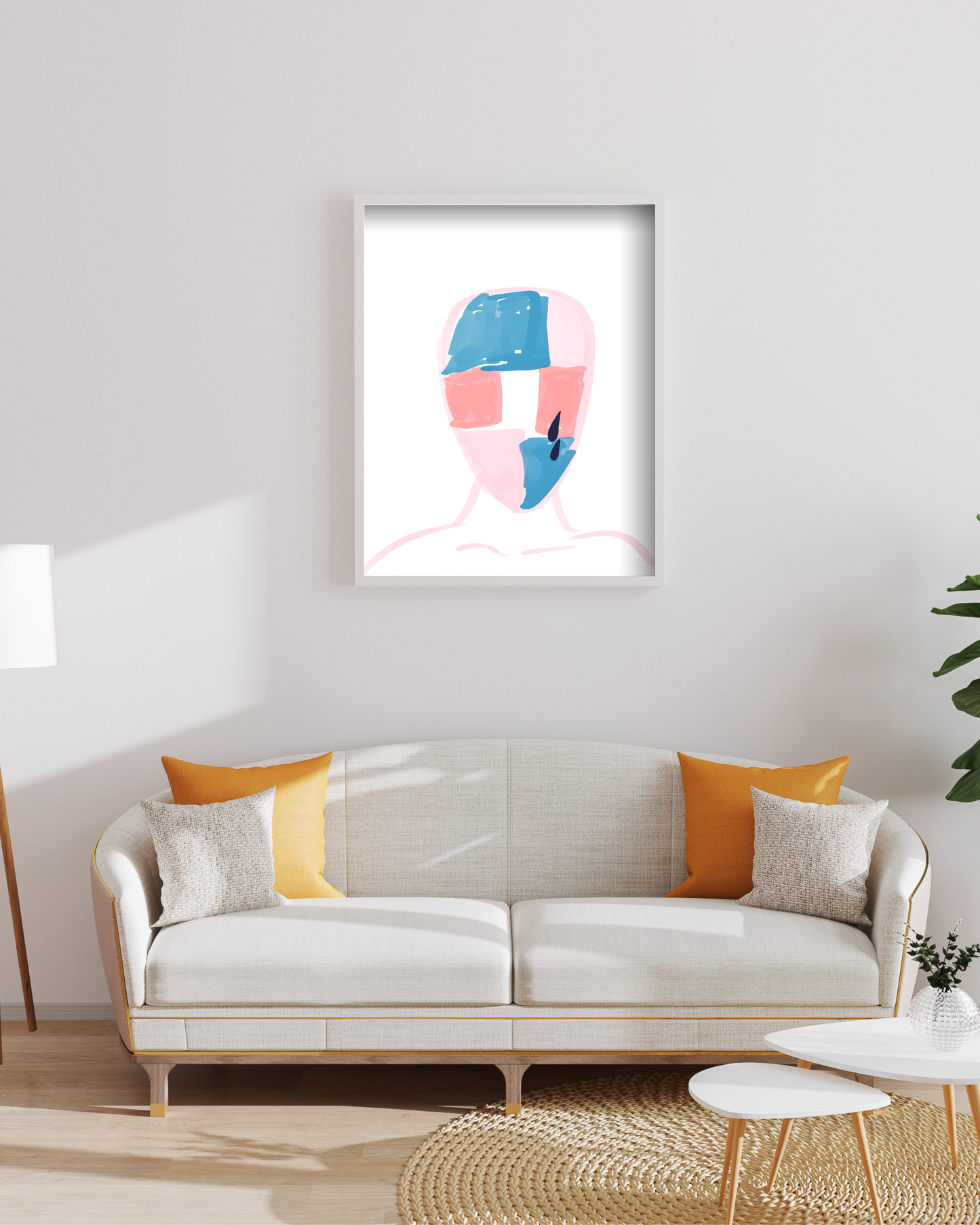 Art Print - Longing (Abstract Portrait)