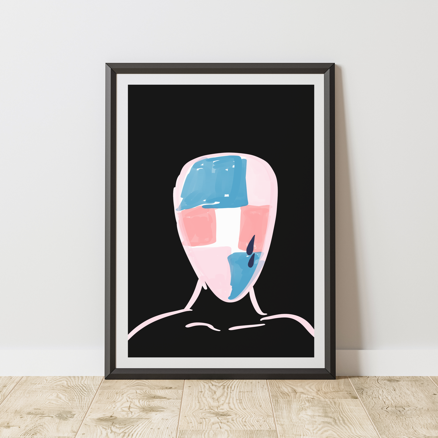 Art Print - Longing (Abstract Portrait)