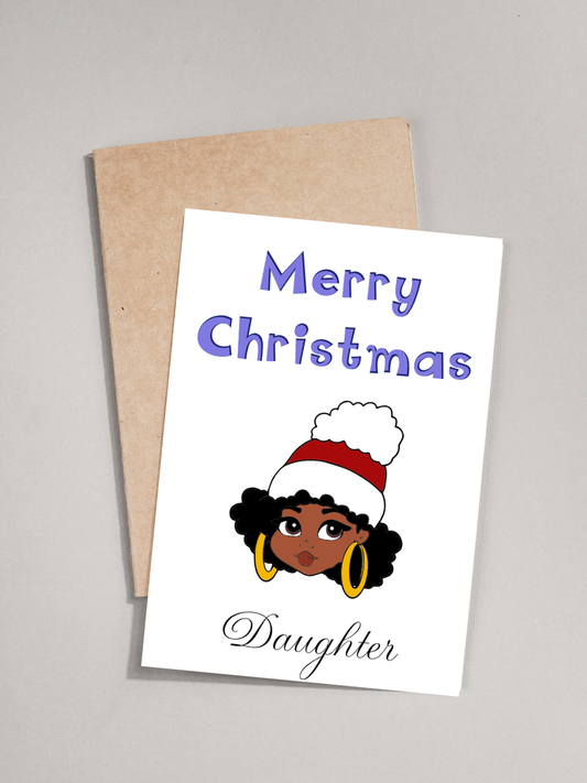 Christmas Card - Merry Christmas Daughter