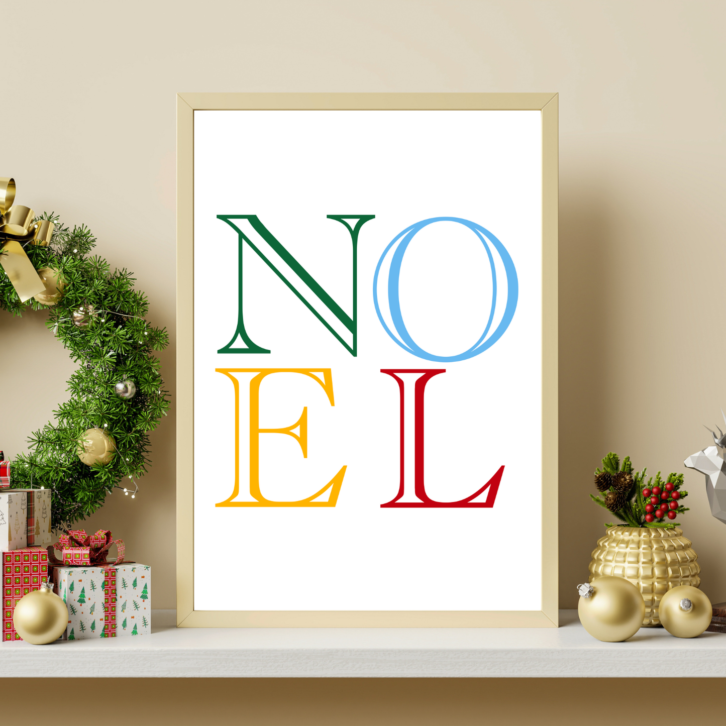 NOEL Wall Print