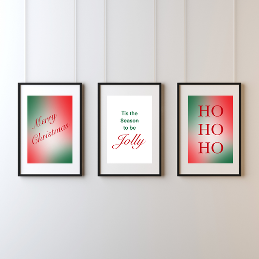 Merry Christmas Wall Print