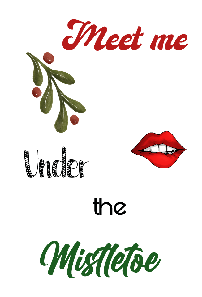 Christmas Card - Meet me under the mistletoe