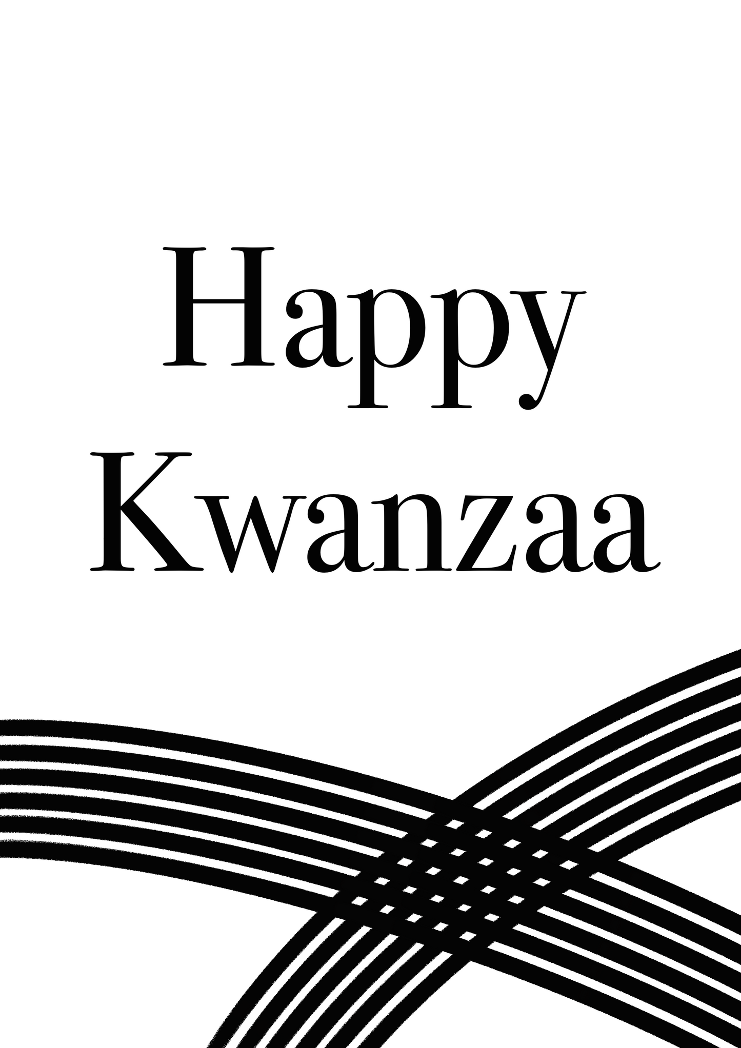 Happy Kwanzaa Wall Print