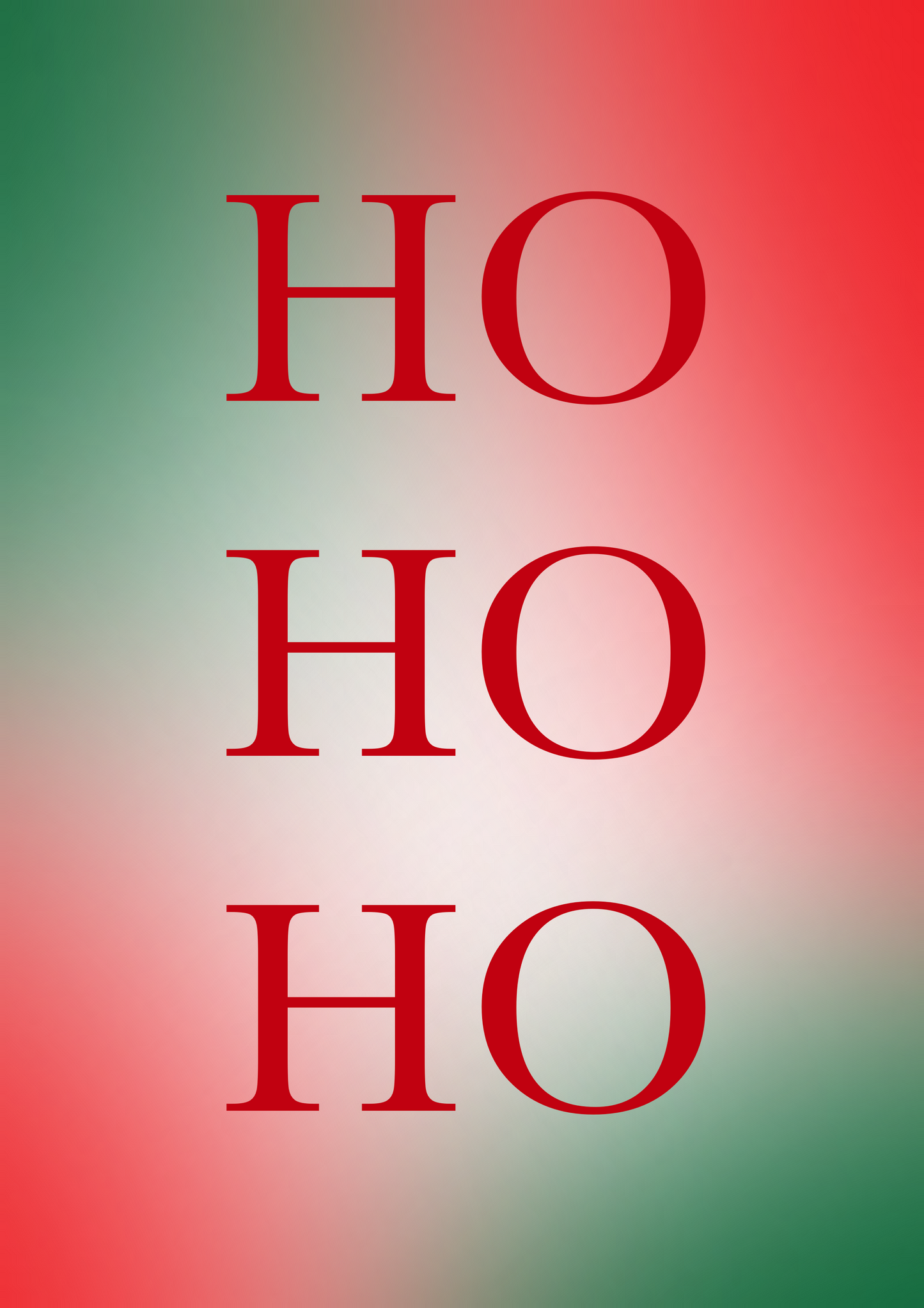 HO HO HO Wall Print