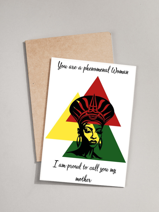Greeting Card - Phenomenal woman
