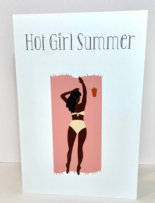 Greeting Card - Hot girl summer