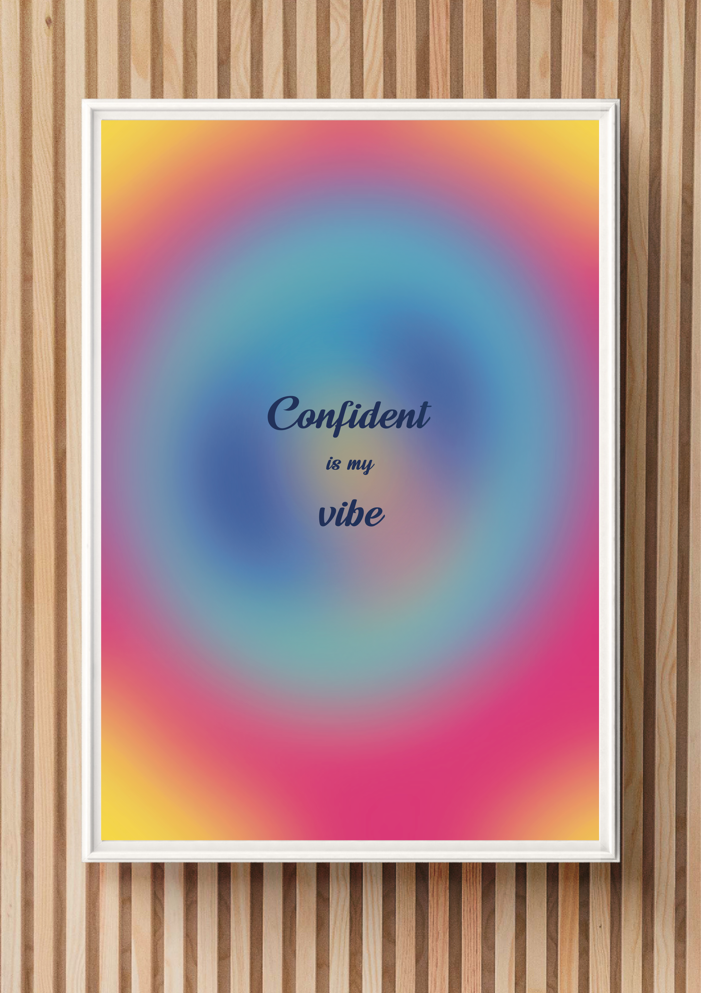 Affirmation print - Confident is my vibe