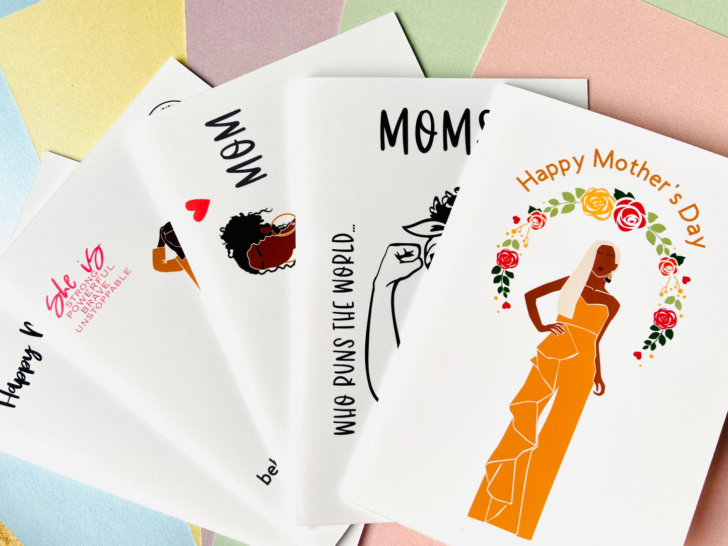 Greeting card - Who Runs The World…Moms!